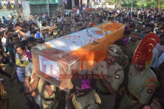 Jammu martyr's body to be taken to Tripura on Thursday Jammu martyr's body to be taken to Tripura on Thursday